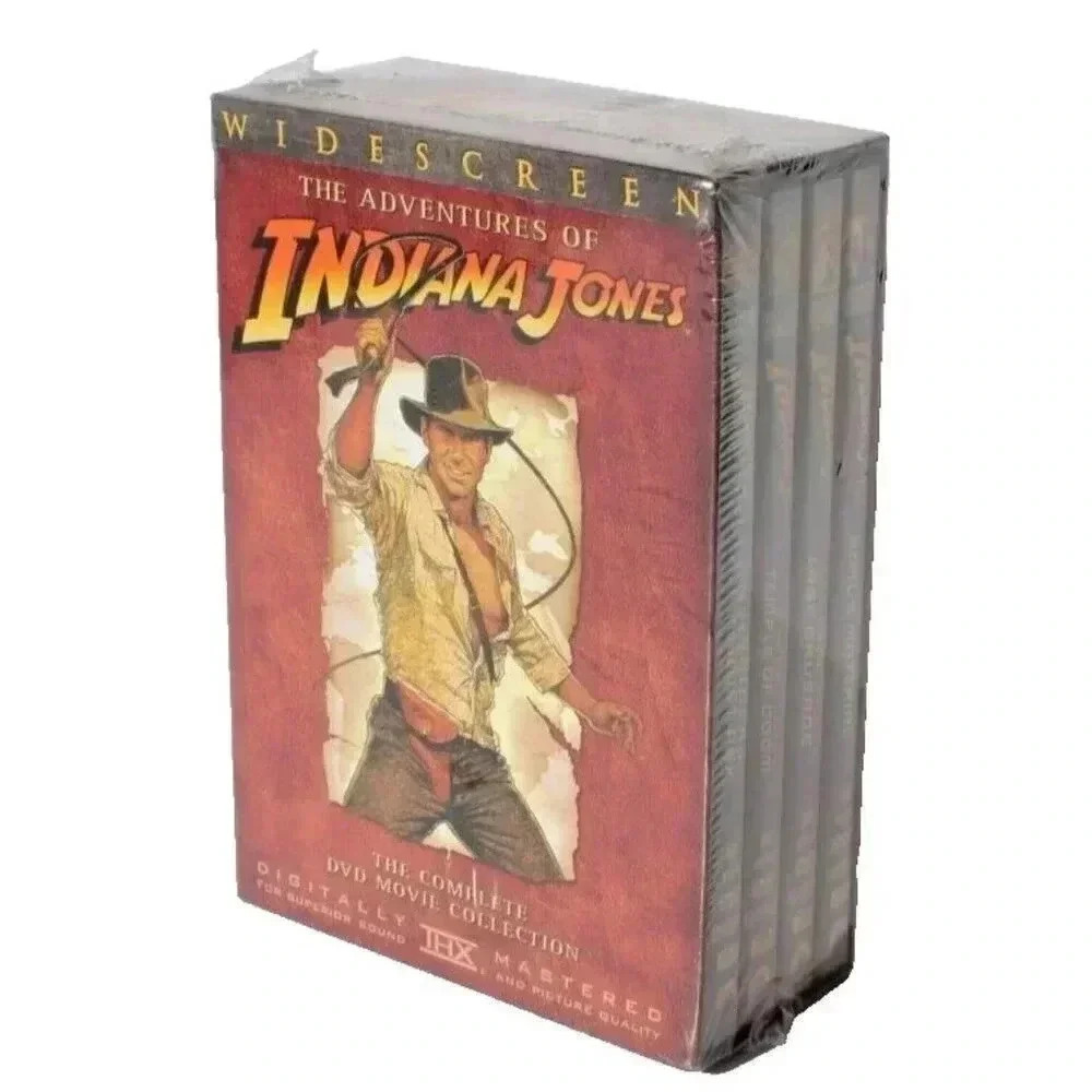 Sealed The Adventures of Indiana Jones The Complete DVD Movie Collection Box Set